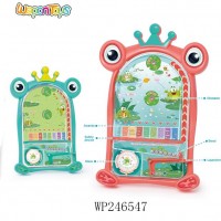 interesting indoor games  plastic frog fun pinball machine educational pinball toy for kids