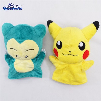 OEM/ODM Manufacturers Pokemon Pikachu Plush Doll Pikachu Plush Hand Puppets