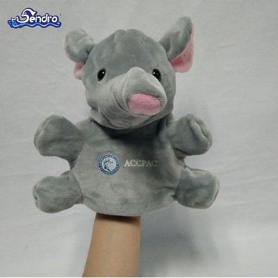 Wholesale Company Gifts Custom Plush Hand Puppet Kids Animal Hand Puppets