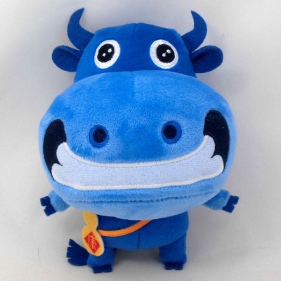 Cute design stuffed animals soft toy plush mascot  cow toys